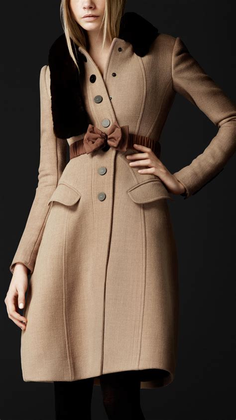 burberry prorsum wool coat|burberry black wool coat women's.